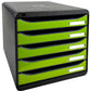 EXACOMPTA ladebox BIG-BOX PLUS, 5 laden, mandarijn