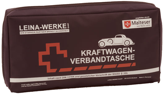 LEINA Eerste Hulp-tas Elegance, inhoud DIN 13164, zwart