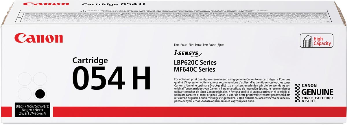Canon toner 054 H, 3.100 pagina's, OEM 3028C002, zwart