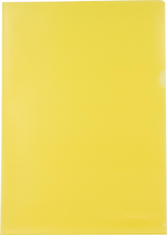 Pergamy L-map, ft A4, PP van 120 micron, pak van 25 stuks, geel