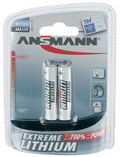 ANSMANN EXTREME Lithium Micro AAA (FR03), 1,5V, 2er-Blister
