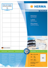 HERMA universele etiketten PREMIUM, 199,6 x 143,5 mm, wit