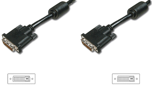 DIGITUS DVI-D 24 1 Kabel, Premium, Dual Link, 3,0 m