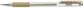 Pentel Hybrid Gel Grip K118L gel rollerbalpen, wit