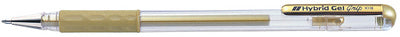Pentel Hybrid Gel Grip K118L gel rollerbalpen, wit