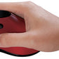 LogiLink Optische Draadloze Muis Ergonomisch, draadloos, rood/zwart