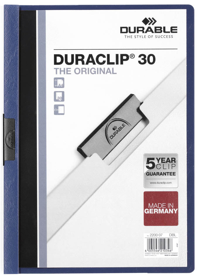 DURACLIP ORIGINAL 30, DIN A4, lichtblauw