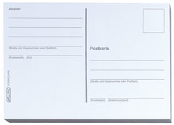herlitz ansichtkaarten, DIN A6, 170 g/m, wit