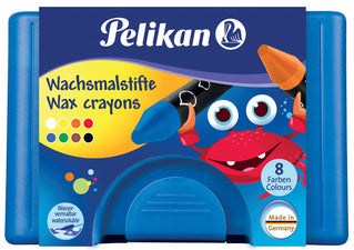 Pelikan waskrijt dik 666/8WL, rond, wateroplosbaar