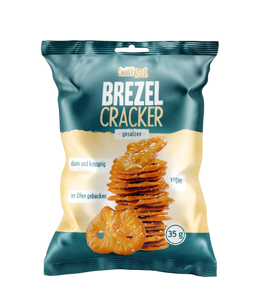 HELLMA Pretzel Cracker, in een portiezakje van 35 g