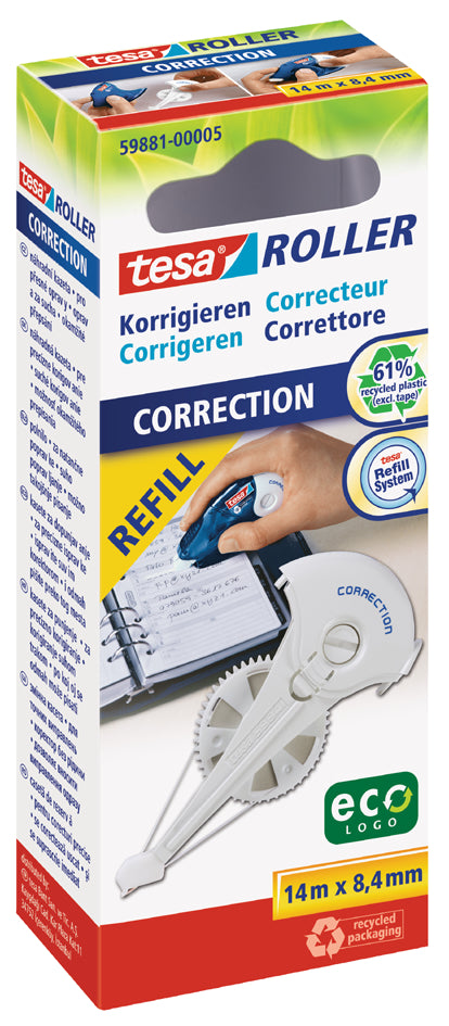 tesa ecoLogo Correction Roller Navulling