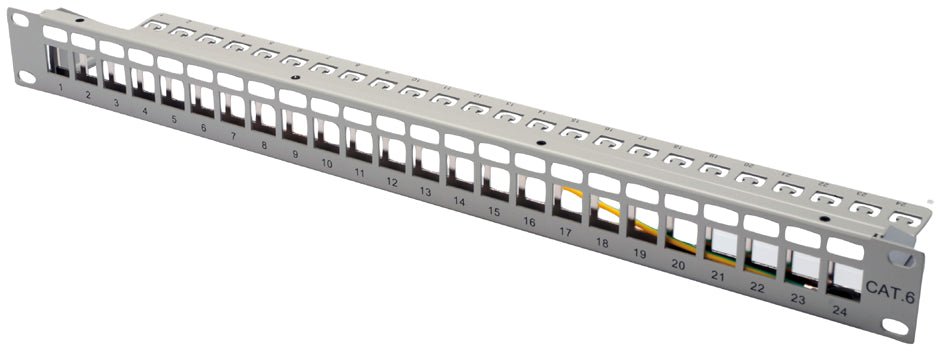 DIGITUS 19 modulair patchpaneel voor Keystone modules