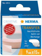HERMA Transfer kleefrol, blauw, stevig klevend, 15 m rol