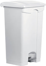 helit pedaalemmer de stap, 90 liter, wit/geel