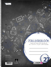 LANDRÉ college notitieboek DIN A4, gelinieerd, 80 vel