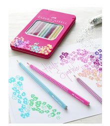 FABER-CASTELL driehoekige kleurpotloden SPARKLE, doos van 12
