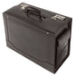 Alassio ANCONA pilotenkoffer, leder, zwart
