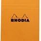 RHODIA Notizblock Nr. 14, 110 x 170 mm, kariert, schwarz