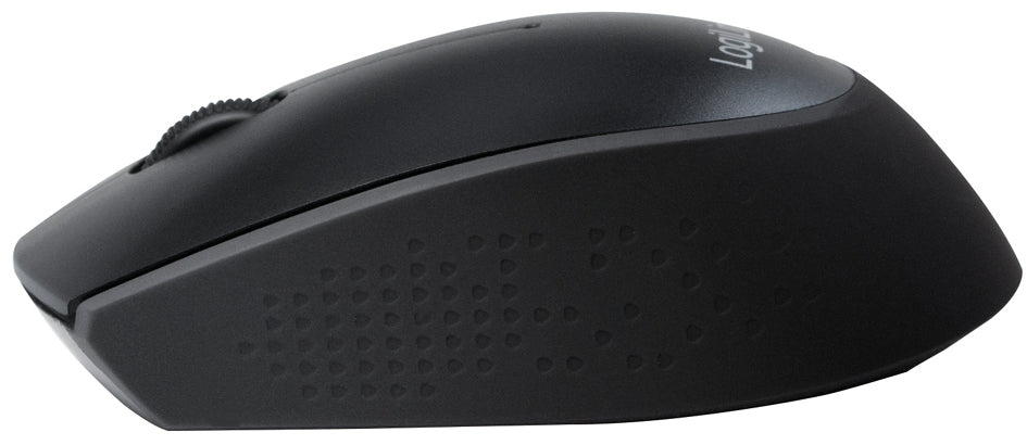 LogiLink draadloze muis USB-C, draadloos, zwart