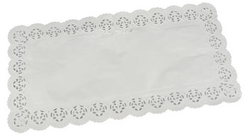 PAPSTAR taartpunt, vierkant, 400 x 200 mm, wit