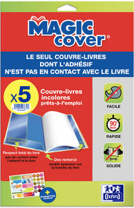 Oxford boekbeschermer Magic Cover, inhoud: 5 vellen