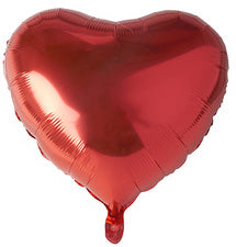 PAPSTAR Folieballon Hart, Diameter: 450 mm, rood