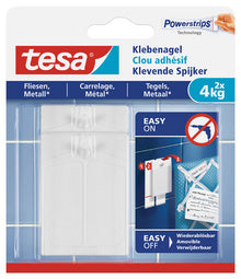 tesa Powerstrips Klevende Spijker voor Tegels en Metaal, 4.0 kg