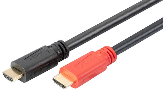 DIGITUS HDMI-monitorkabel met versterker, 15,0 m