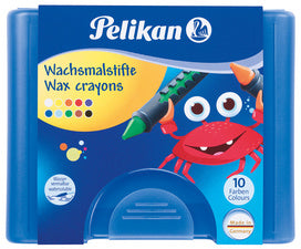 Pelikan waskrijt 655/10, met schuifhuls, rond