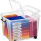CEP opbergdoos strata, 24 liter, transparant