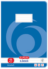 herlitz schriftenboek x.book, DIN A4, regel 20 / blanco