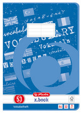 herlitz woordenboek x.book, DIN A4, 2 kolommen, 32 bladen