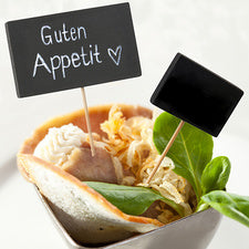 PAPSTAR Finger Food Spiesjes Schoolbord, Lengte: 85 mm