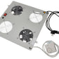DIGITUS dakventilatoreenheid, 2 ventilatoren, zwart (RAL 9005)