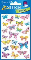 AVERY Doel Vorm Z-Design Sticker Vlinders