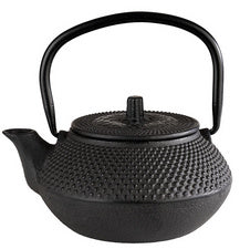 APS Theepot ASIA, gietijzer, 0,3 liter, zwart