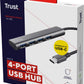 Trust Halyx USB-C 3.2 Hub 4-poorten