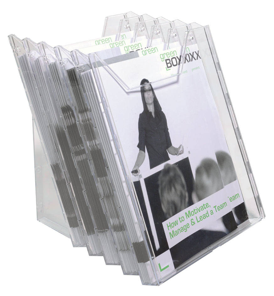 DUURZAAM Brochurehouder COMBIBOXX A4 set XL, transparant