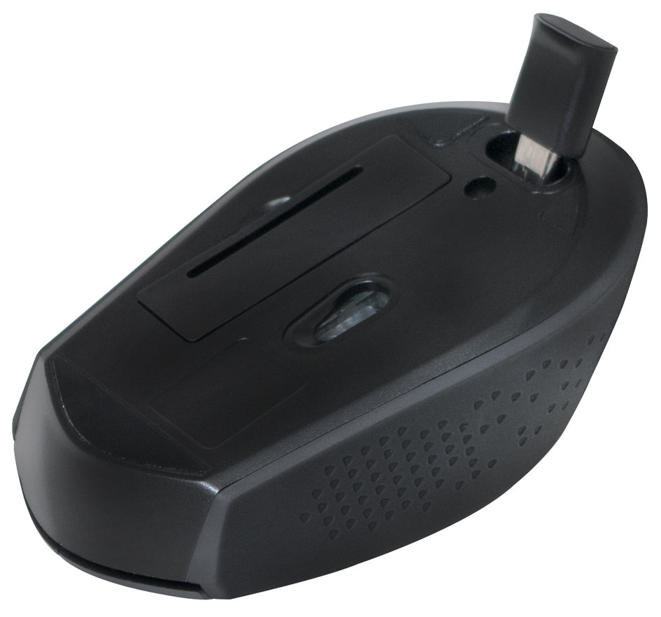 LogiLink draadloze muis USB-C, draadloos, zwart