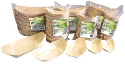 Houten bootje NATURE Star, gemaakt van dennenhout, 115 x 70 mm