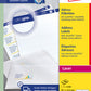 AVERY Zweckform Adresetiketten, 63,5 x 72,0 mm, wit