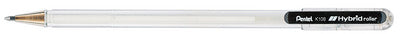 Pentel Gel Inktroller Hybride Gel Roller K108, wit