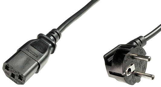 DIGITUS beschermende contactstroomkabel, schuin, 0,75 m