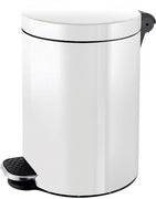 helit zilver ion pedaal kosmetische afvalbak de ridder, 3 liter