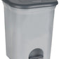 keeeper pedaalemmer, 2x 11 liter, zilver