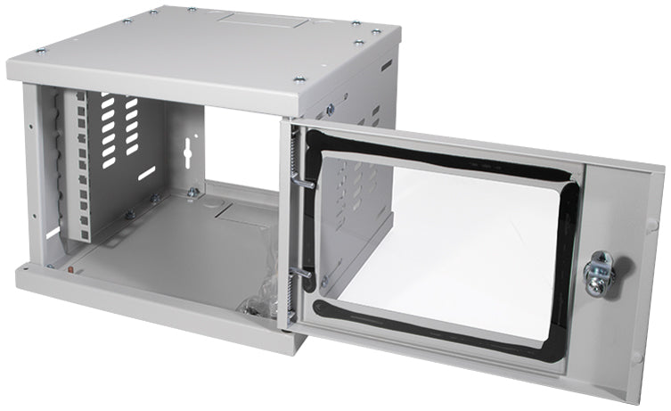 LogiLink 10 wandverdeler SoHo, gemonteerd, 8 HE, zwart