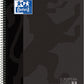 Oxford School Classic Europeanbook spiraalblok, ft A4+, 160 bladzijden, geruit 5 mm, zwart