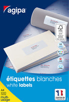 agipa universele etiketten, 70 x 37 mm, met peel-off steun