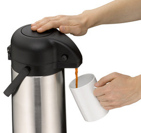 alfi TOPTHERM pompkan, 2,5 liter, gesatineerd roestvrij staal