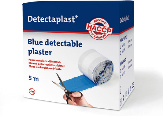 Detectaplast Universal pleister, ft 6 cm x 5 m, op rol